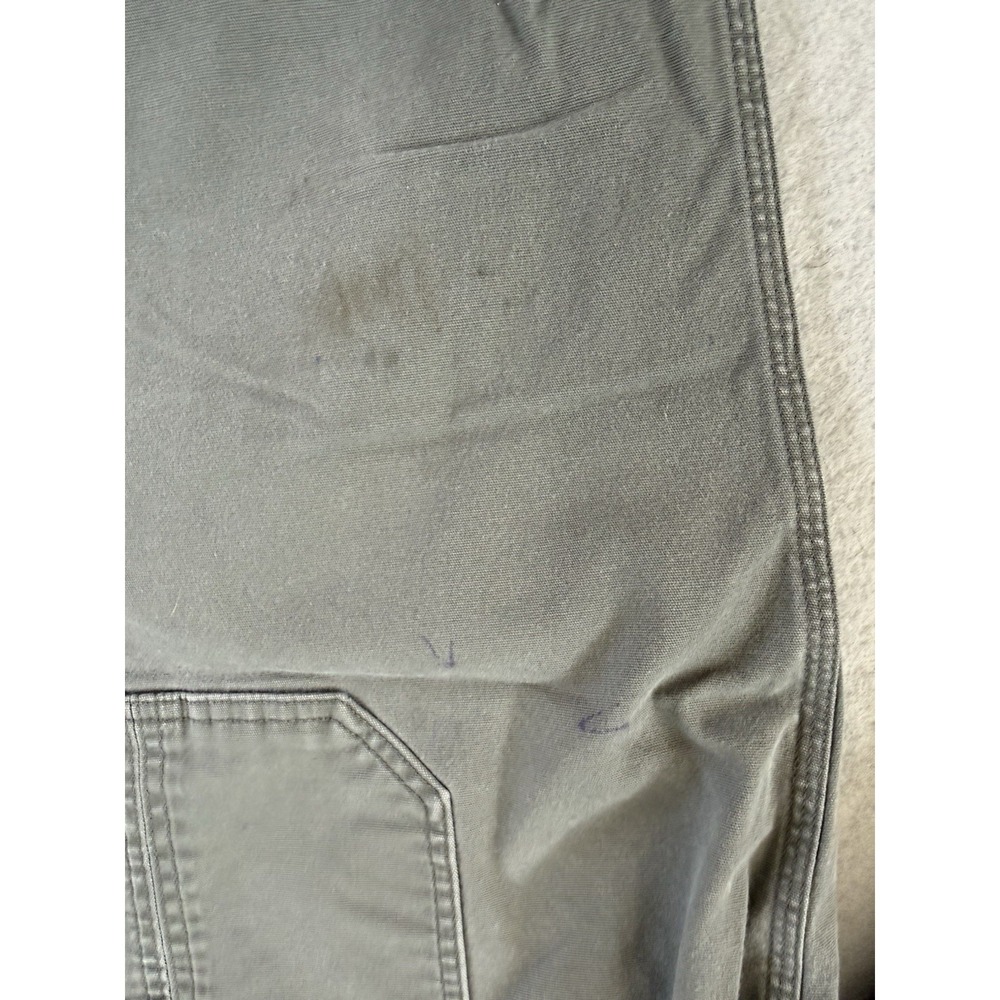 Duluth Trading Flex Fire Hose Cargo Pants Mens 36x34 Olive Green Workwear Util - Picture 10 of 12